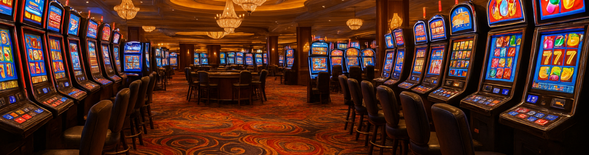 An imag showing the casino floor