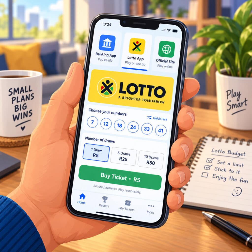 be careful with online lotto spending