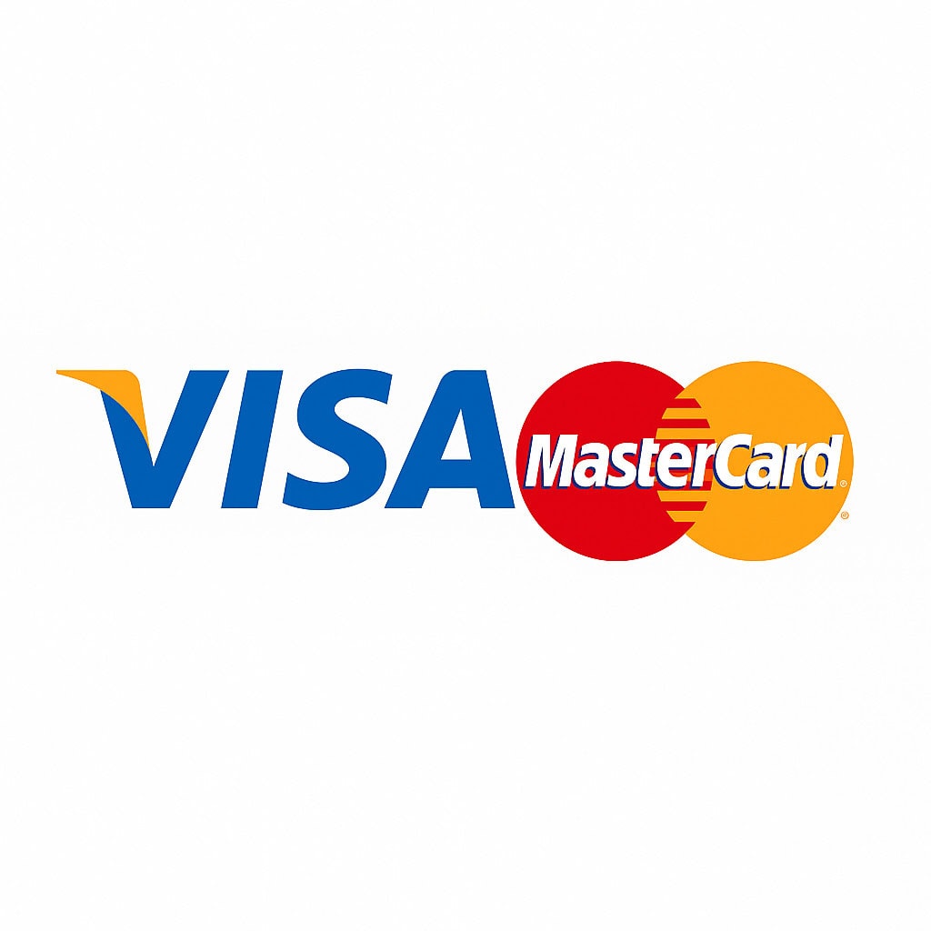 Visa and Mastercard logo