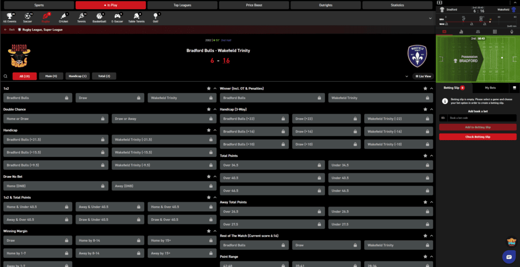 Playbet South Africa review live betting preview