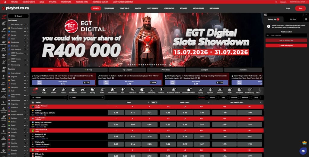 Playbet South Africa review sportsbook preview