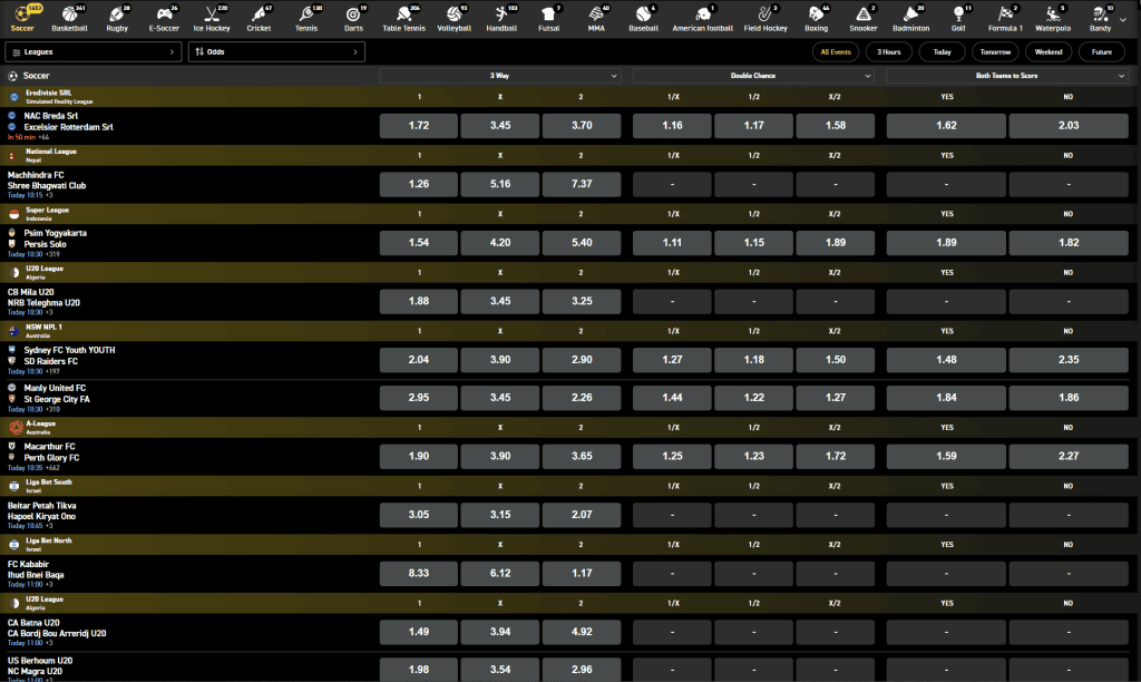 Easybet South Africa review sports betting odds example