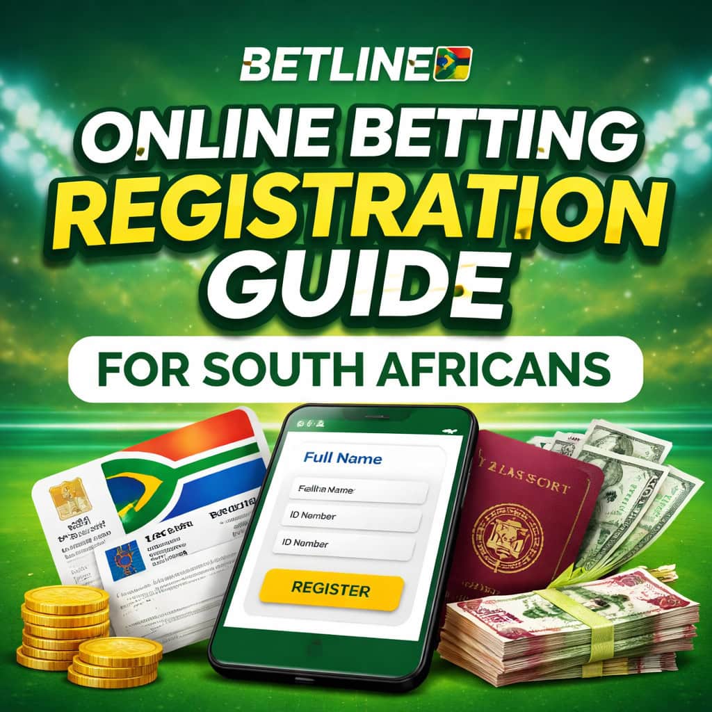 Online Betting Registration Guide for South Africans showing step by step account sign up process on a betting site