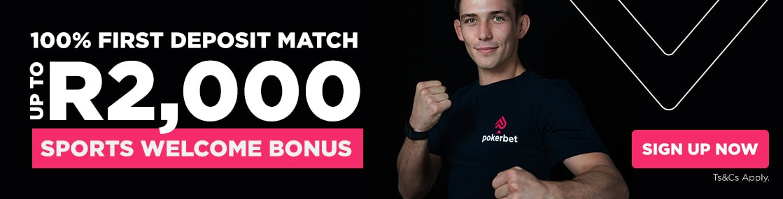 PokerBet welcome bonus South Africa banner