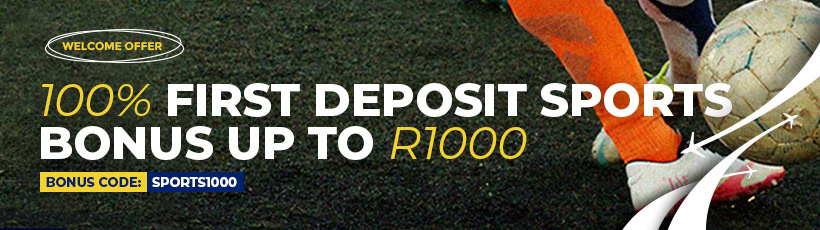 BetJets Bonus South Africa 100% Sports deposit bonus match up to R1000