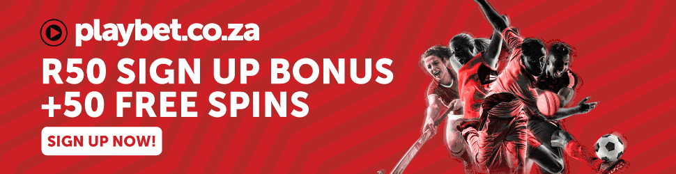 Playbet South Africa sports signup banner animated ad