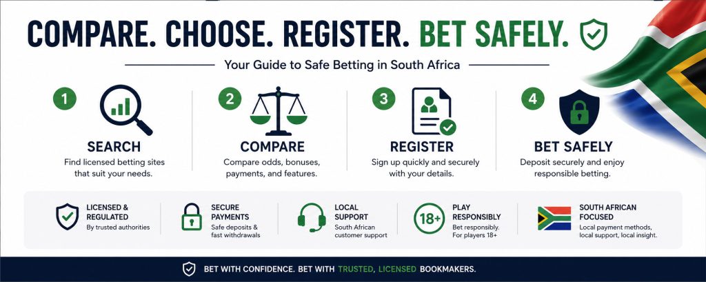 compare betting sites south africa info graphic