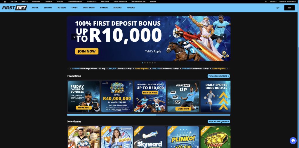 FirstBet South Africa review user experience showcase
