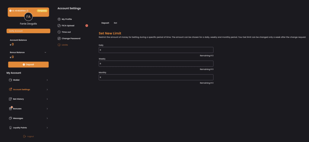 apexbets south africa review responsible gambling limits showcase