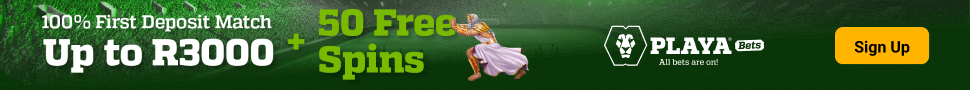 Playa Bets South Africa Banner Ad