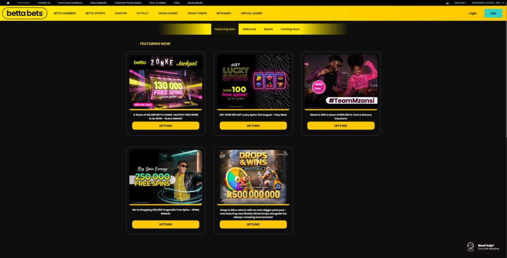 Bettabets South Africa review bonuses and promotions preview