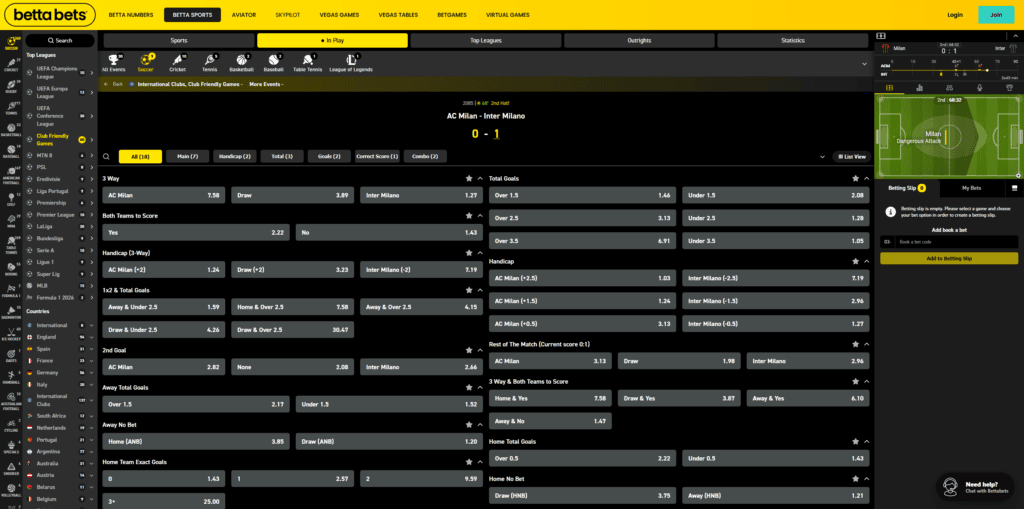 bettabets south africa review live betting preview