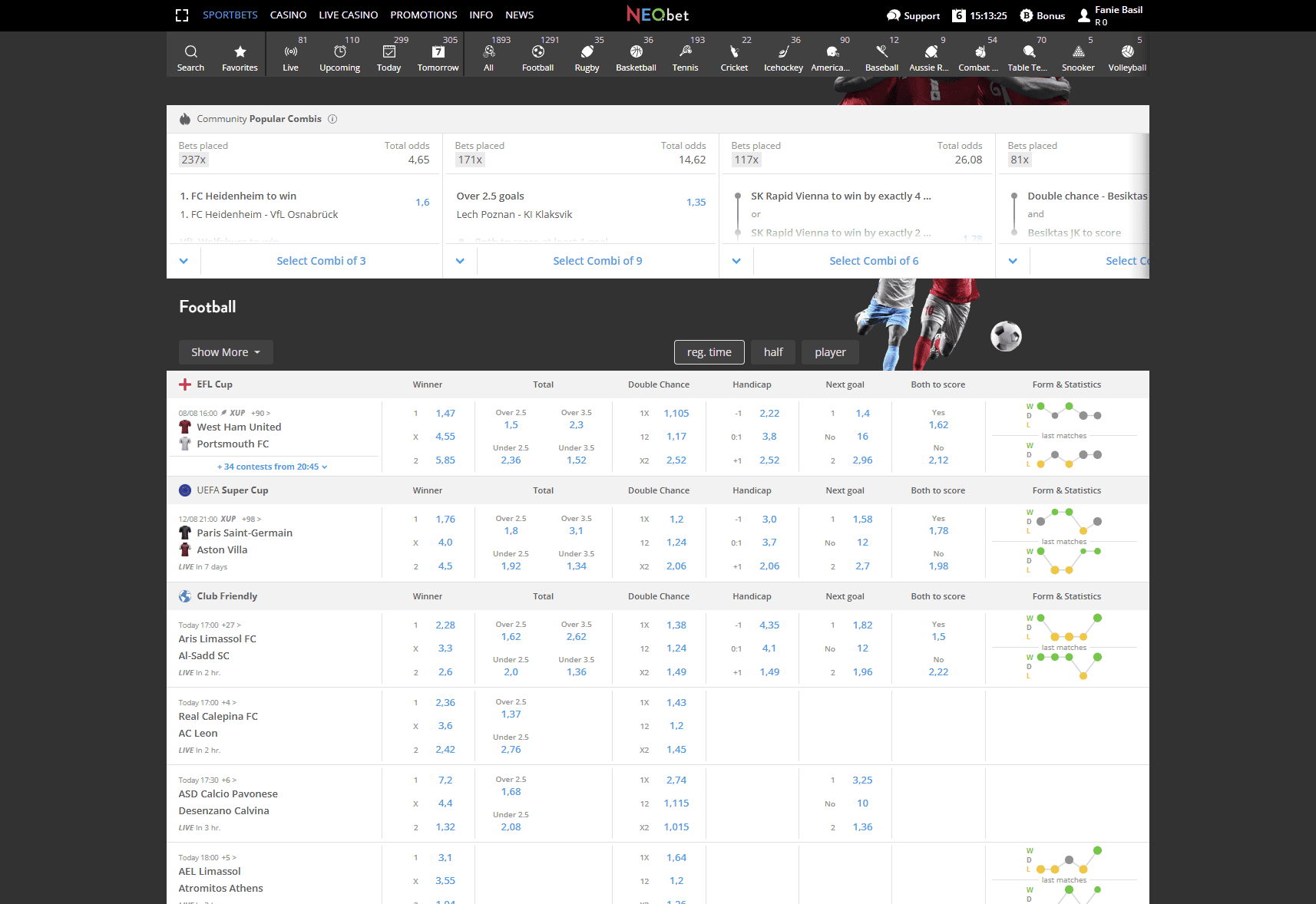 NEObet South Africa review odds preview