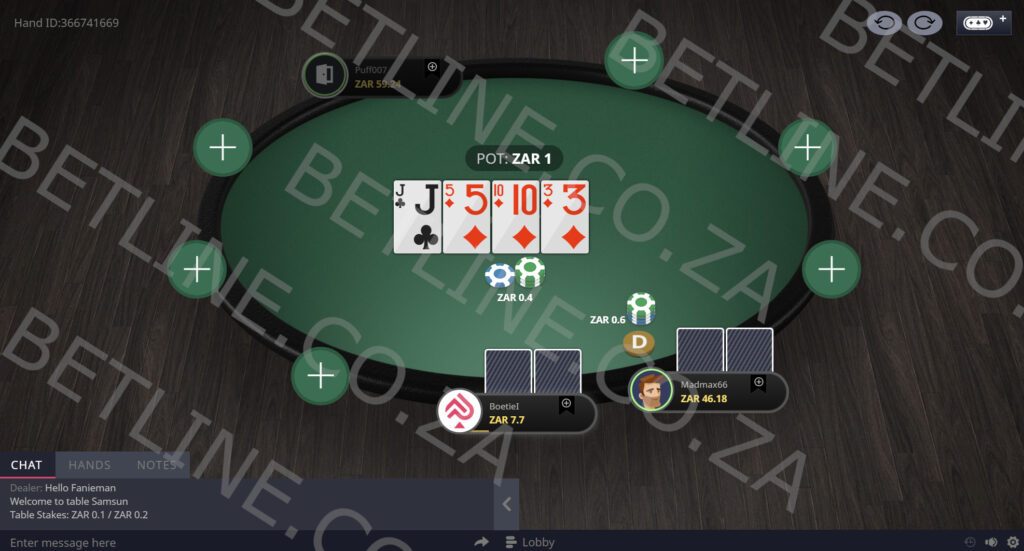 Pokerbet South Africa poker game preview