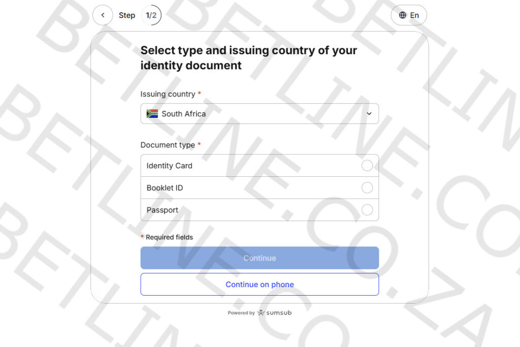 sumsub verification step 4 preview