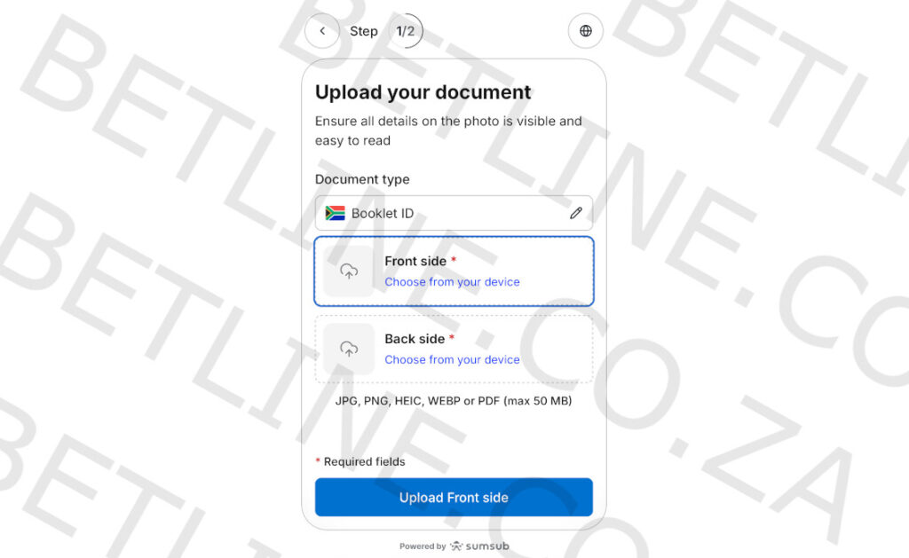 sumsub verification step 5 preview