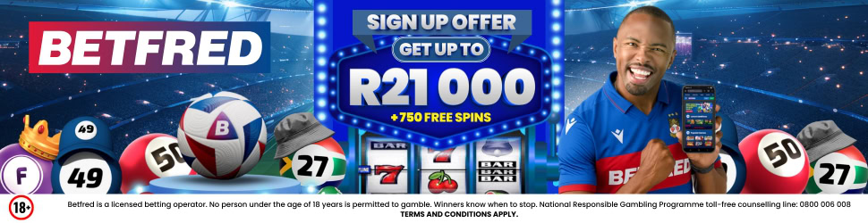 Betfred South Africa banner add 777 welcome bonus