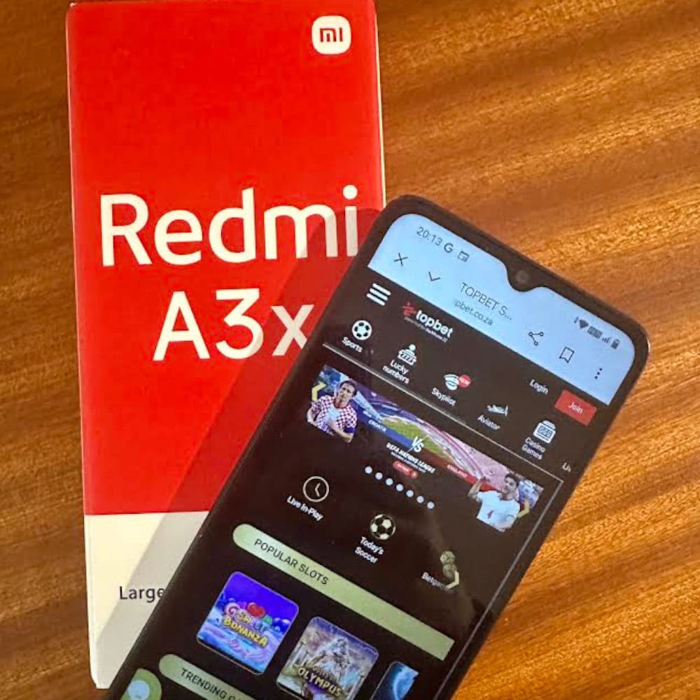 Xiaomi A3x betline tests Topbet.co.za