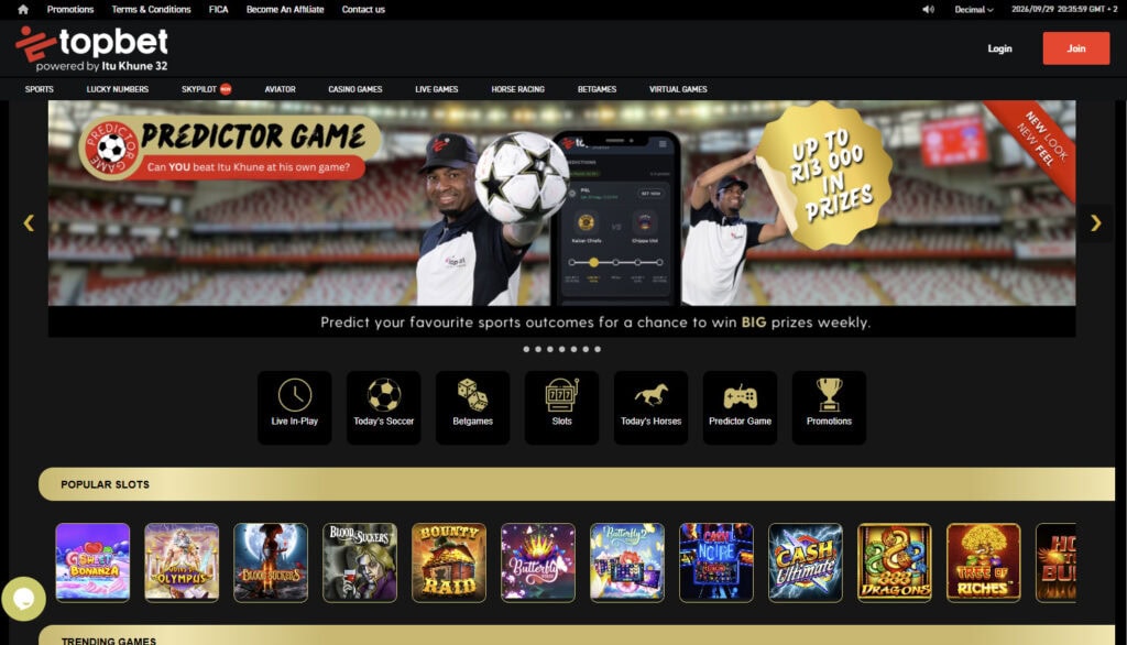 Topbet South Africa homemade with Itu Khune promo 